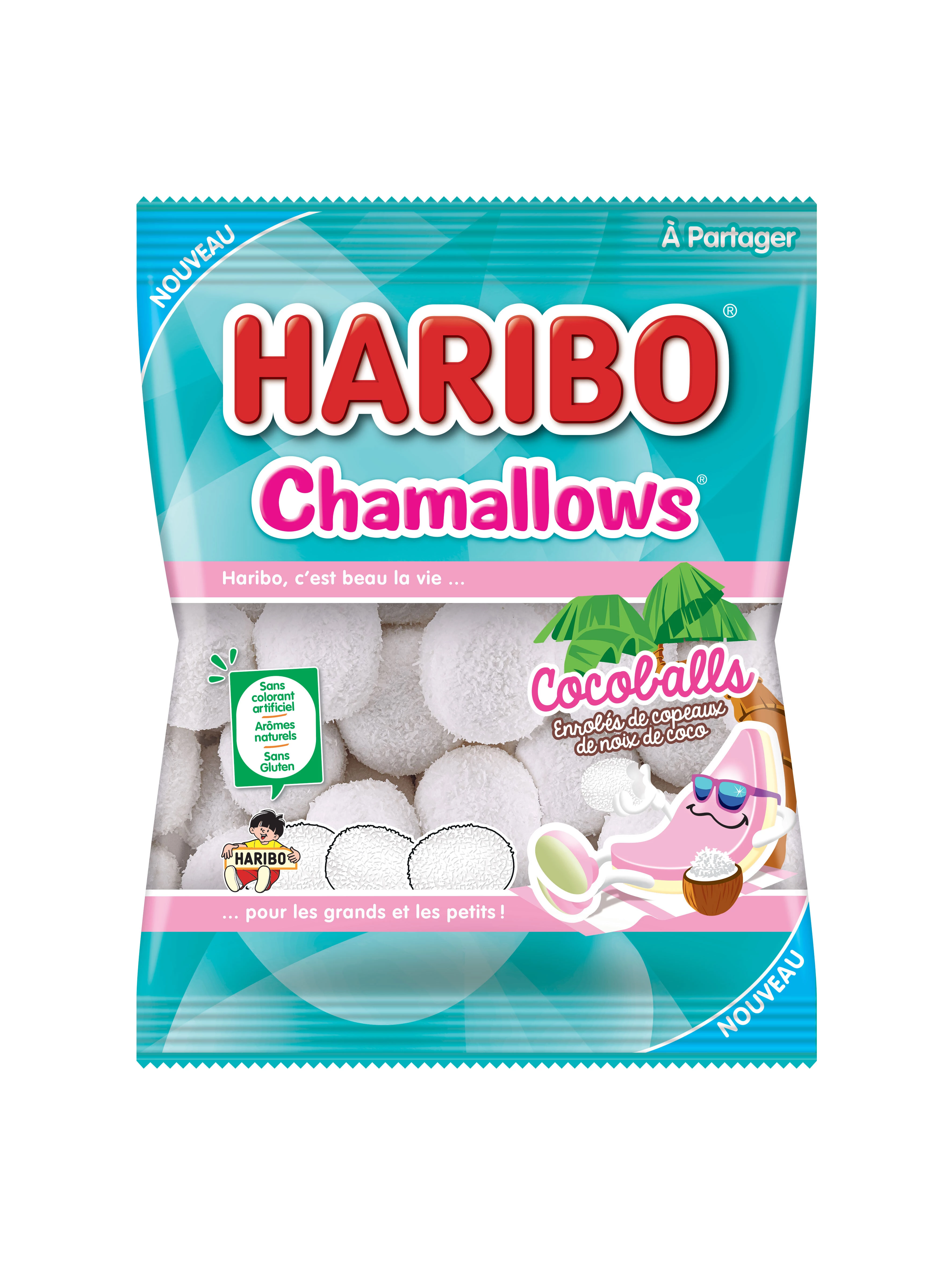 Chamallows 可可球； 175克 - HARIBO