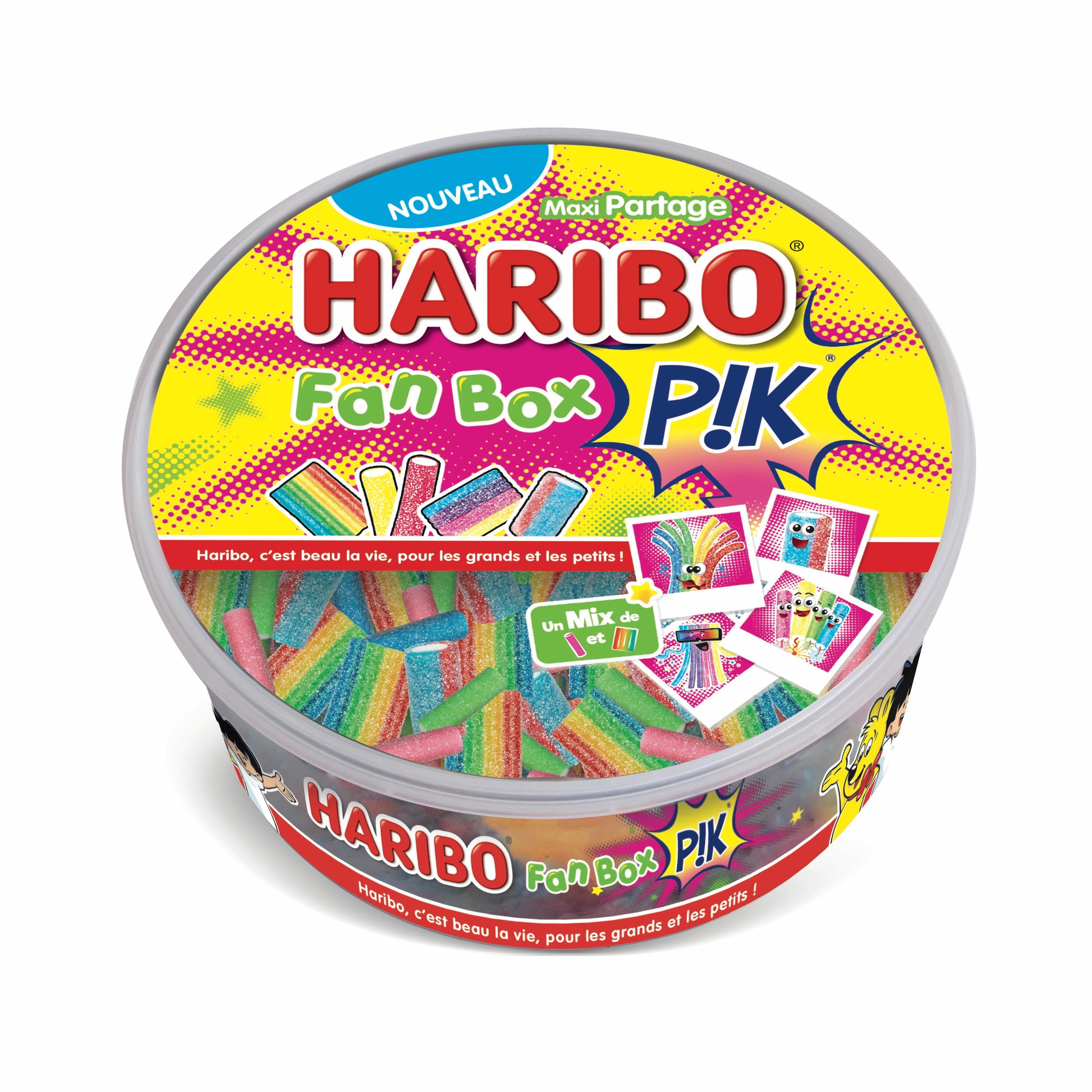 Bonbons Fan box Pik; 500g - HARIBO