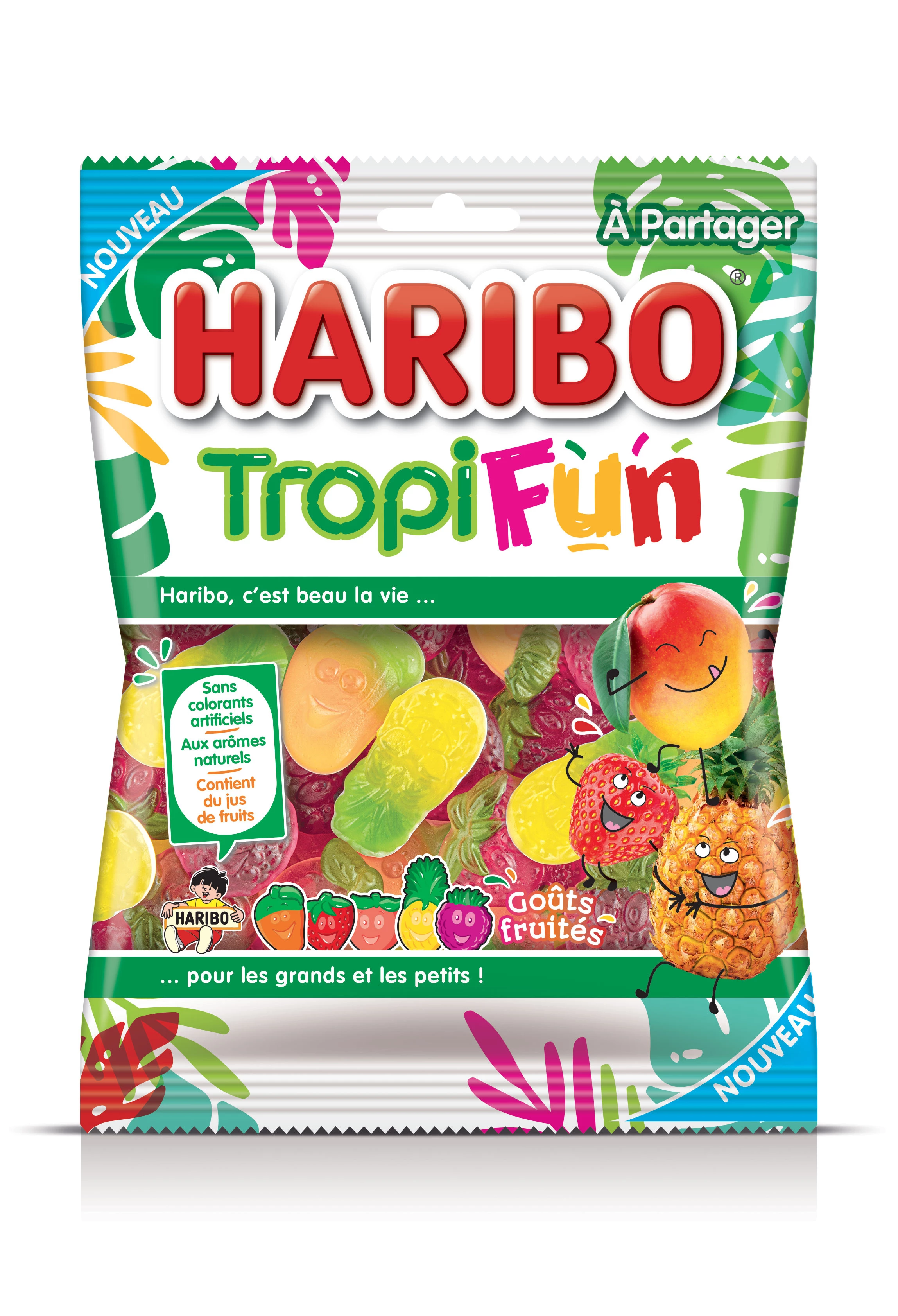 Bonbons Tropi Fun; 220g - HARIBO