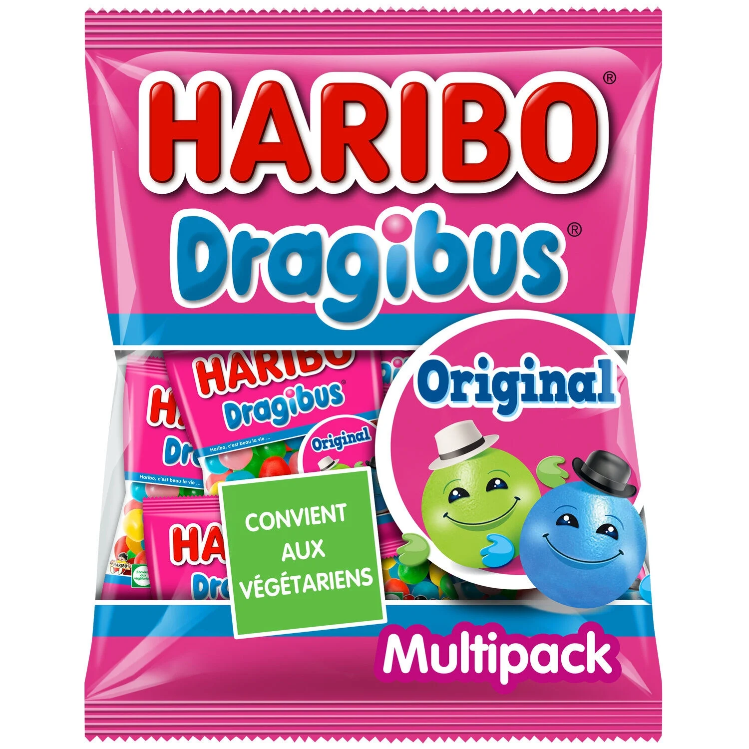 Бонбоны Драгибус Оригинал; мультипак 250г - HARIBO