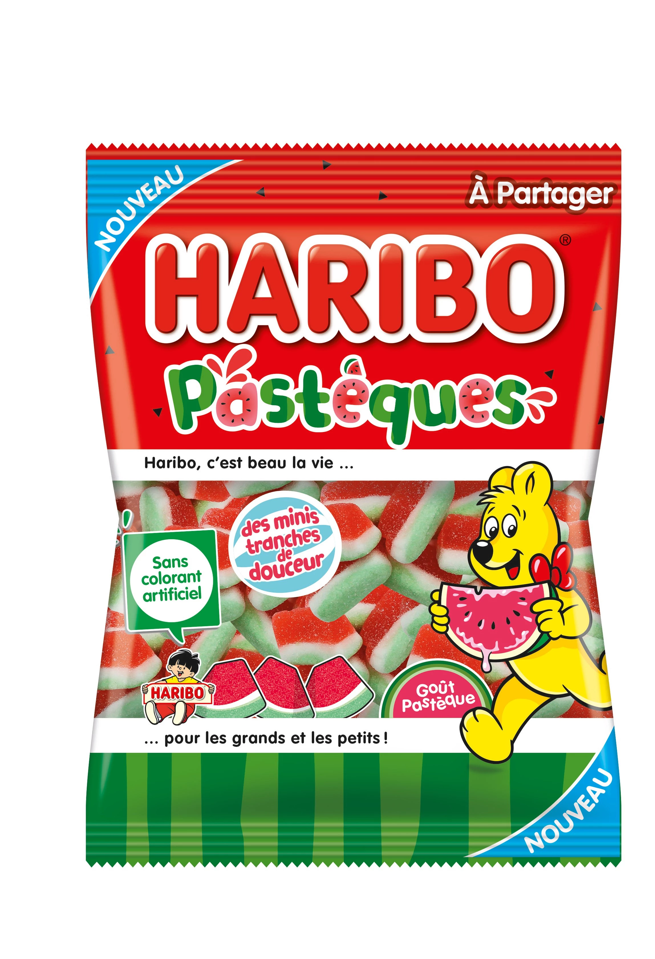 Watermeloen Snoep; 220g - HARIBO