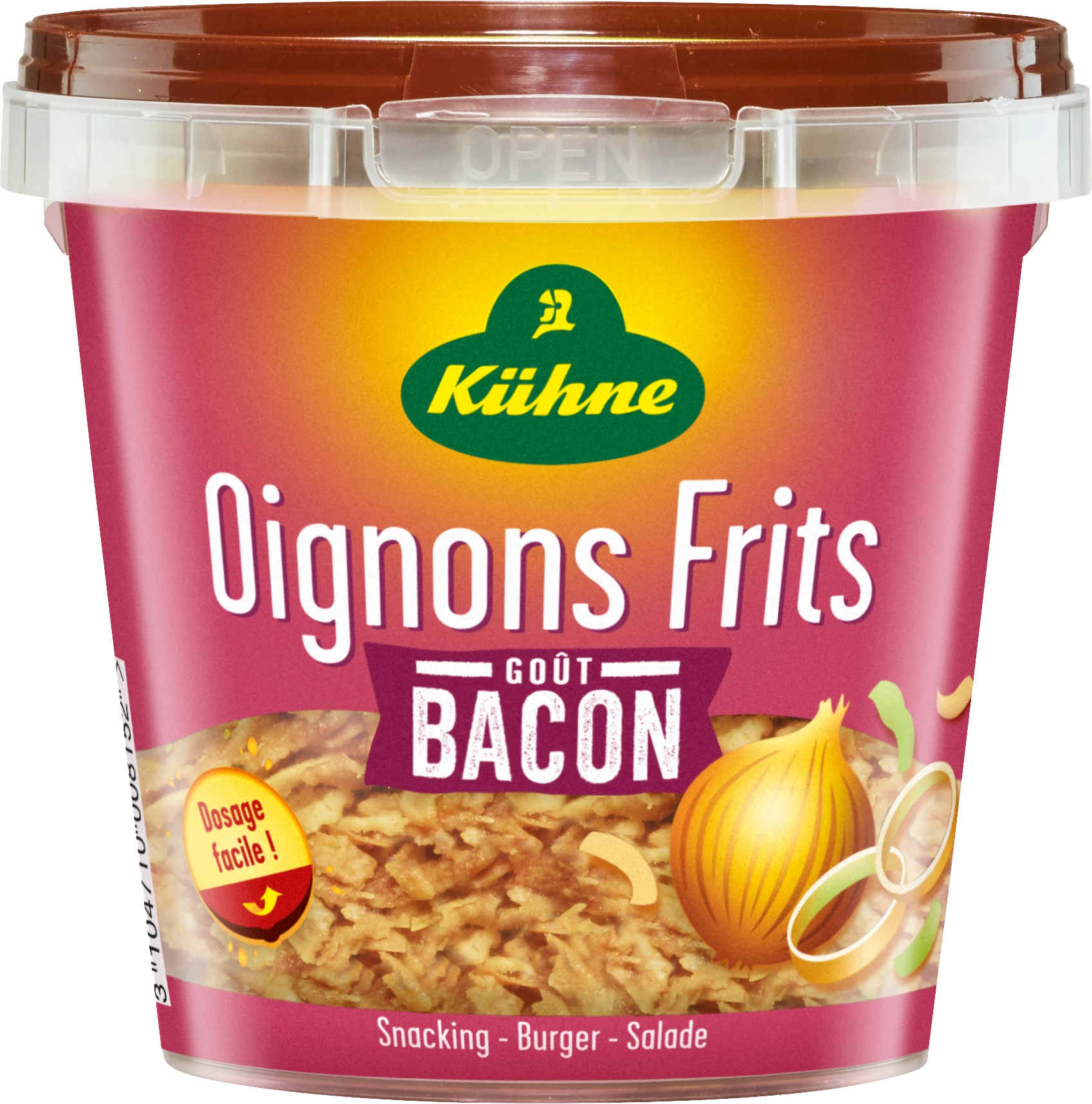 Salsa di cipolle fritte al gusto bacon, 100g -  KÜHNE