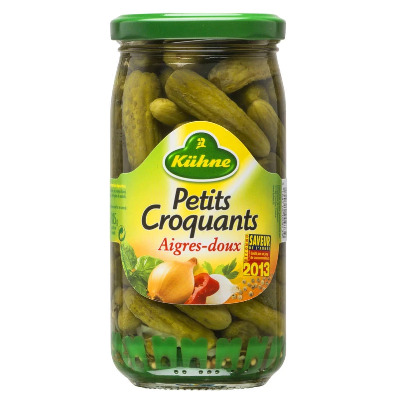 Small bitter cheeky pickles 185g - KUHNE
