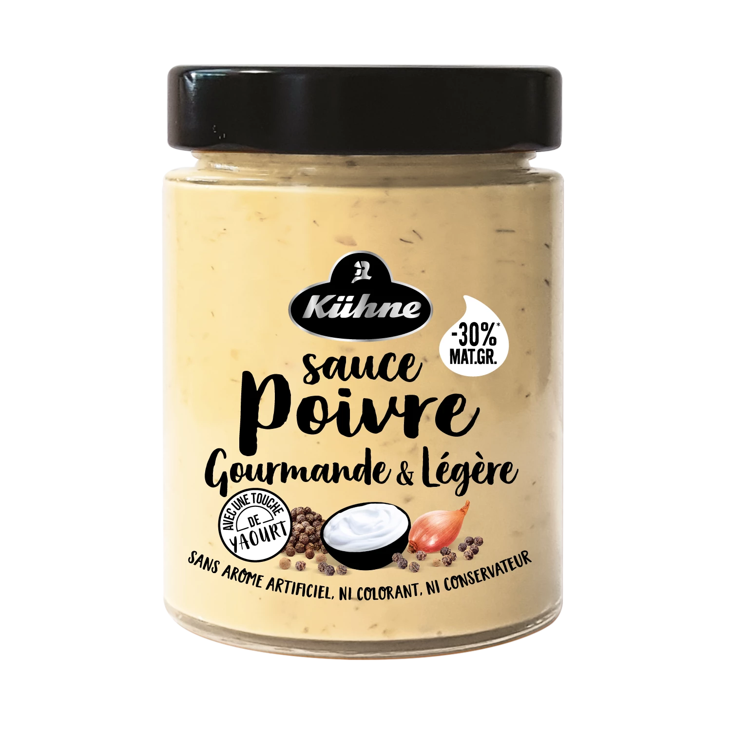 Sauce Poivre Gourmande et Légère, 18g -   KÜHNE
