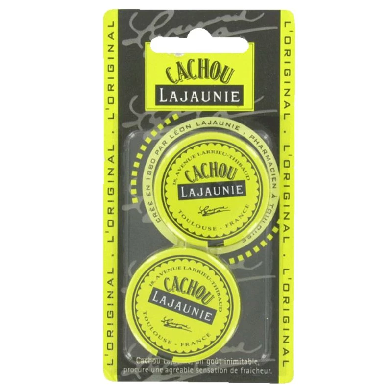 Caramelle alla liquirizia; 2x6g - CACHOU LAJAUNIE