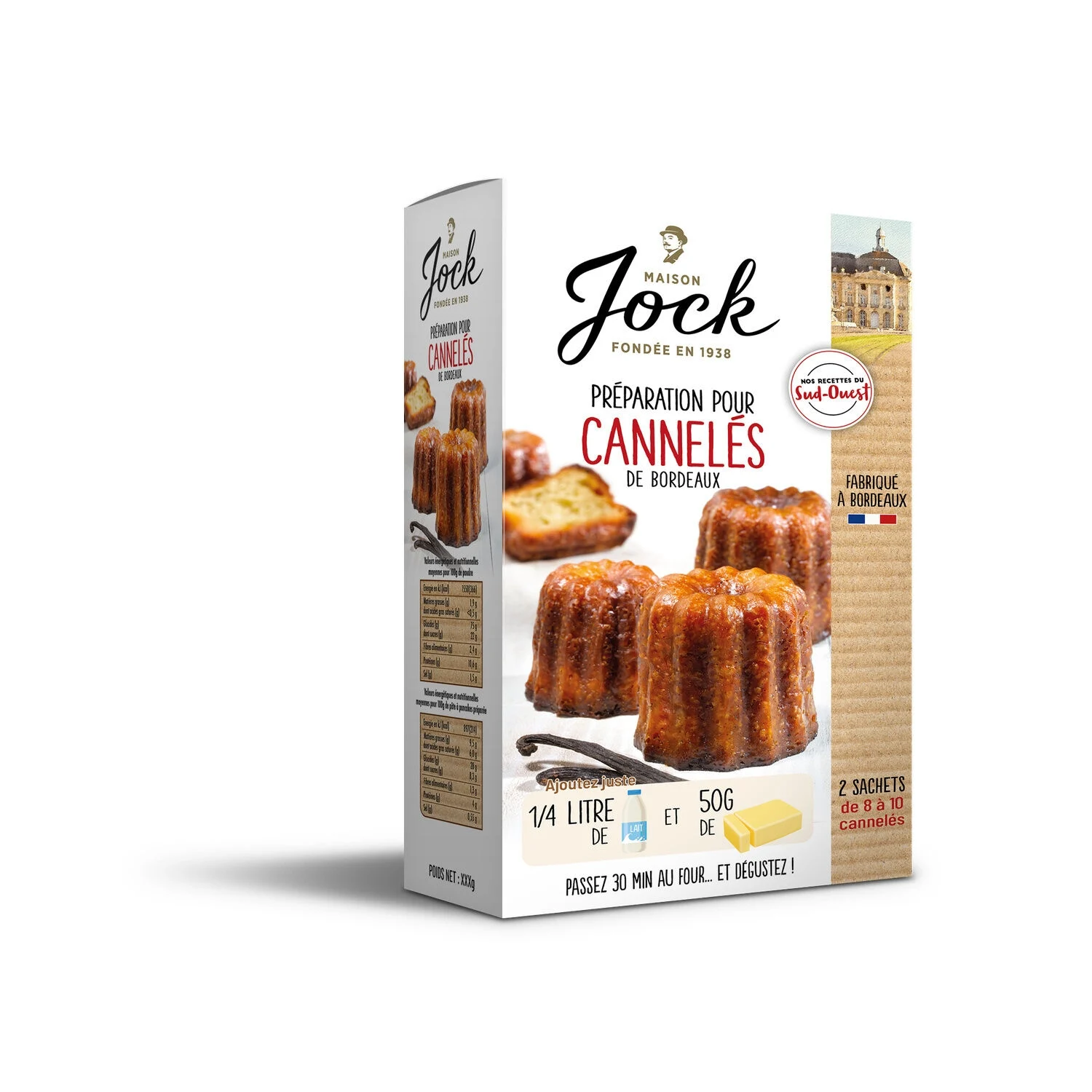 Cannelés Preparation 390g - Jock