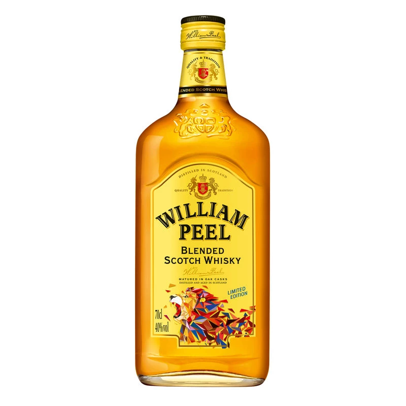 Blended Scotch Whisky, 40°, bouteille de 70cl, WILLIAM PEEL
