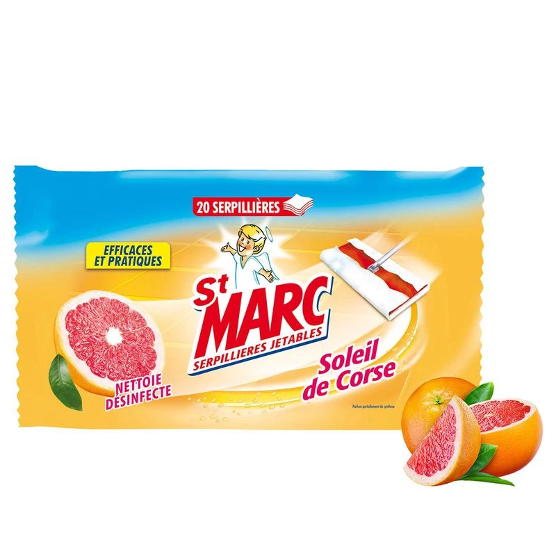 Serpillère jetables x20 - ST MARC
