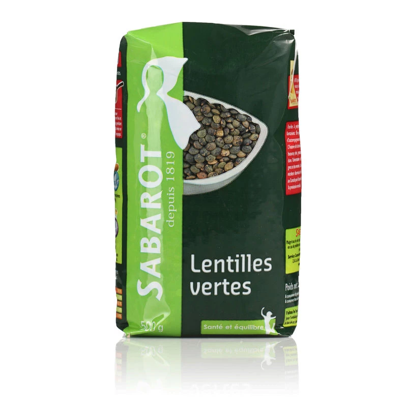 Lenticchie Verdi 500g - SABAROT