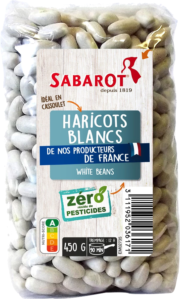 Haricots Blancs Zrp 450g