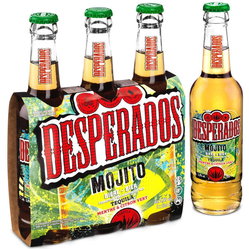 بيرة موهيتو بنكهة، 5.9 درجة، 65 سنتيلتر - DESPERADOS