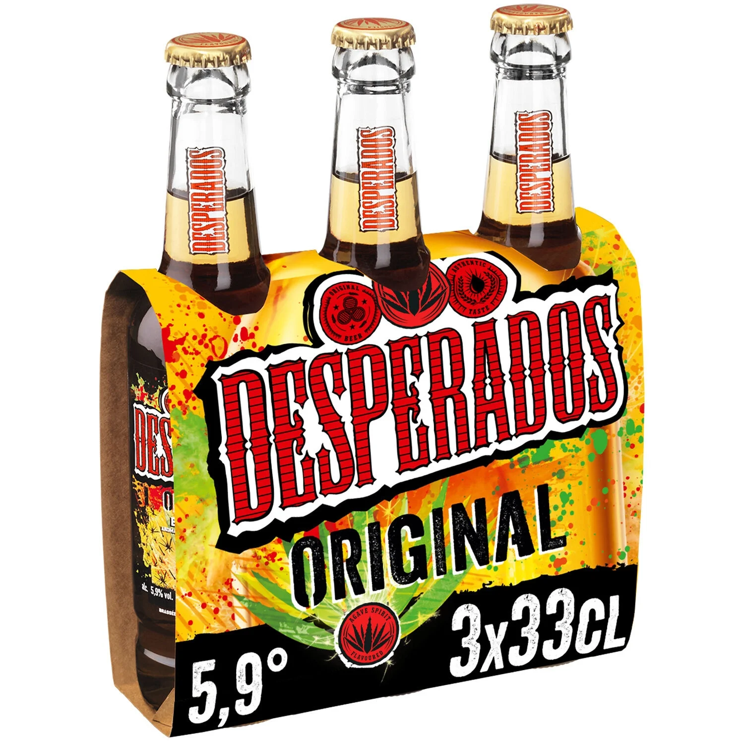 Tequila beer, 5°9, 3x33cl - DESPERADOS