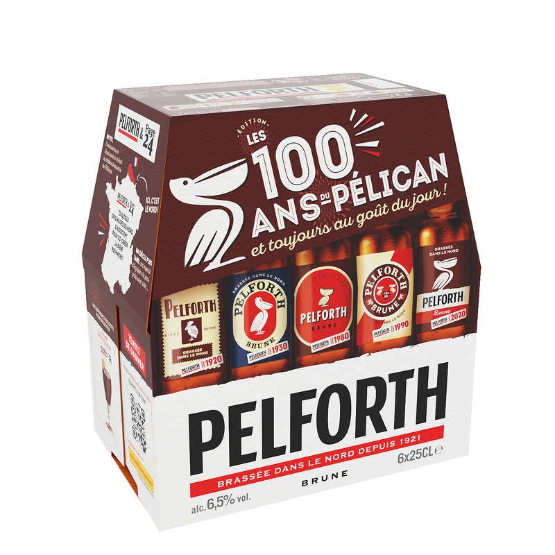 Cerveja Marrom do Norte, 6,5°, 6x25cl - PELFORTH