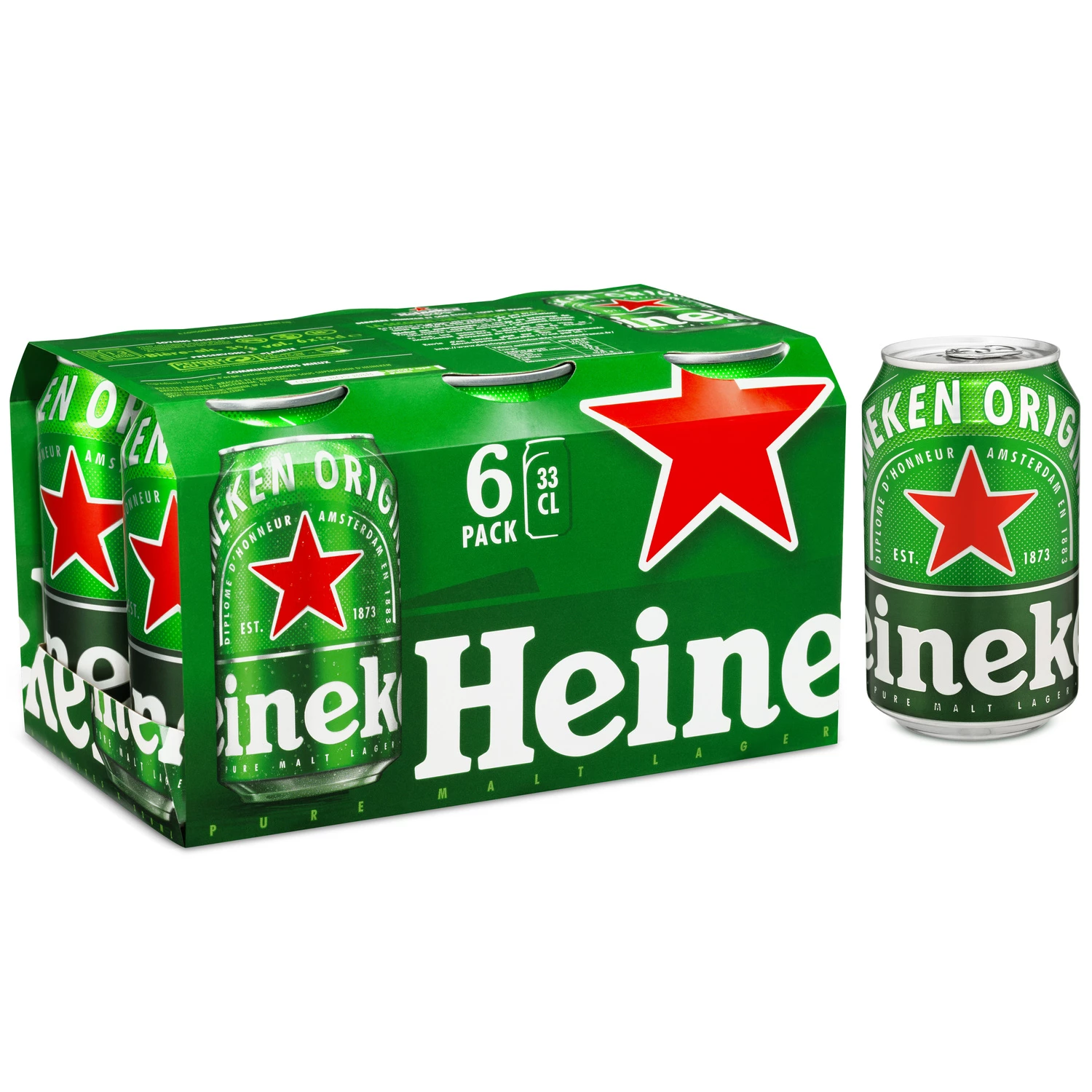 Blond bier, 6x33cl - HEINEKEN