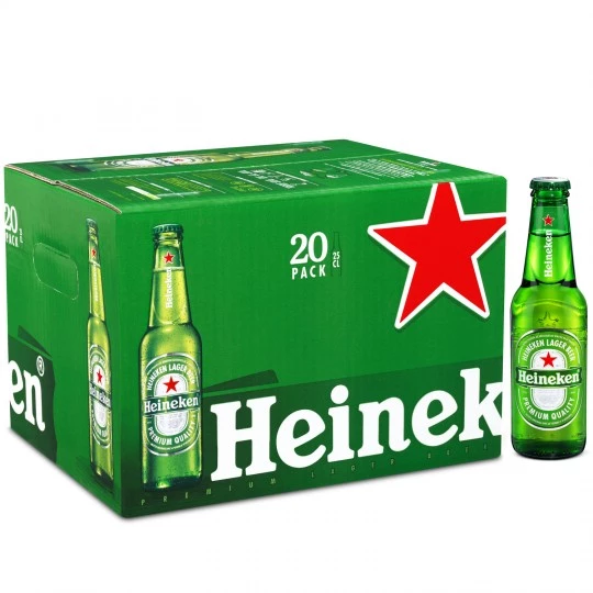 Bière blonde, 20x25cl - HEINEKEN