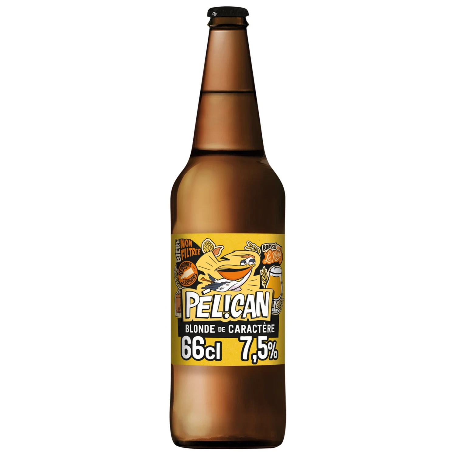 Unfiltered Blonde Beer of Character 66cl - Pelican
