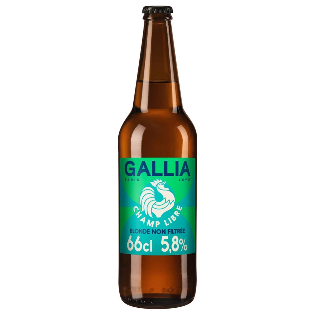 Unfiltered Blonde Beer 66cl - GALLIA