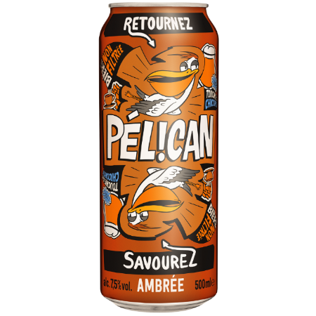 50cl Pelican Ambree Boite
