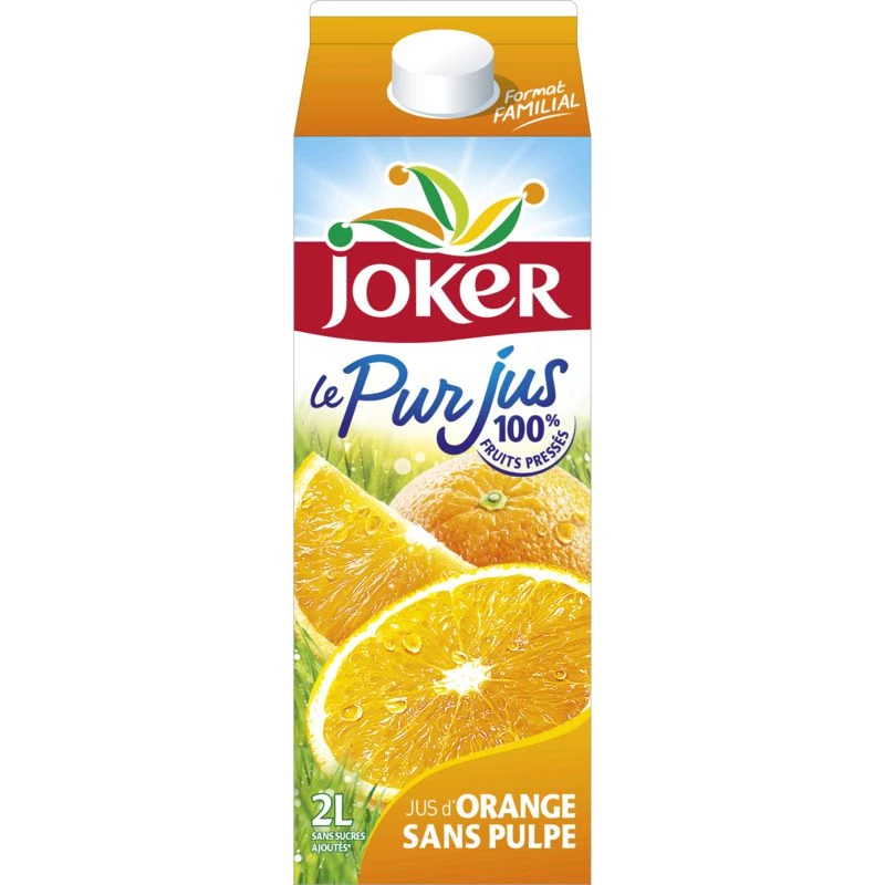 عصير برتقال صافي 2 لتر - JOKER