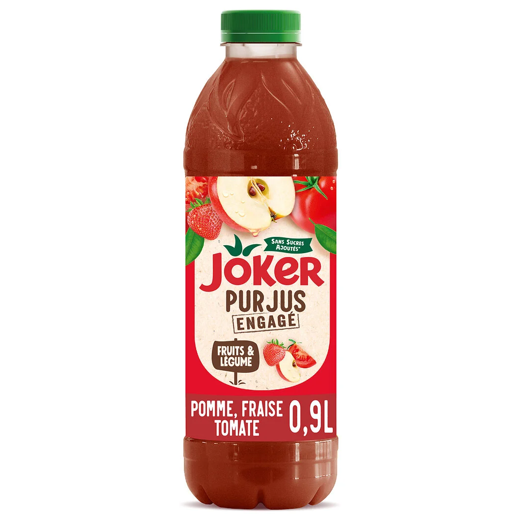 Reiner Saft engagierter Apfel Erdbeer Tomate 90cl - Joker