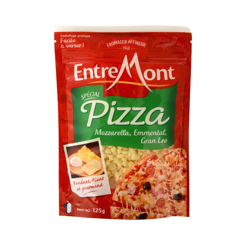 特製ピザ用チーズ 125g - ENTREMONT