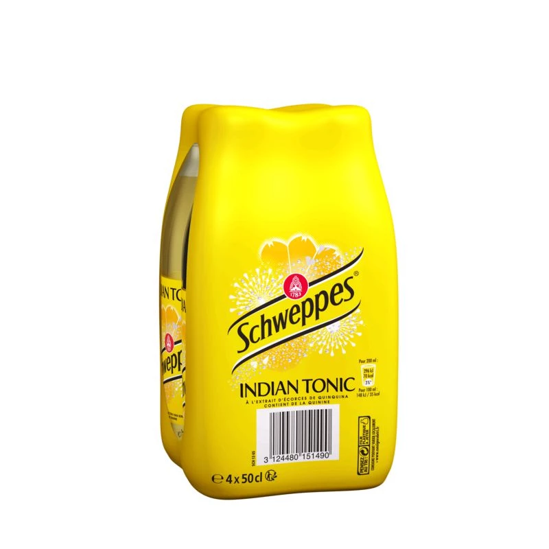 Frisdrank Indian Tonic 4x50cl - SCHWEPPES