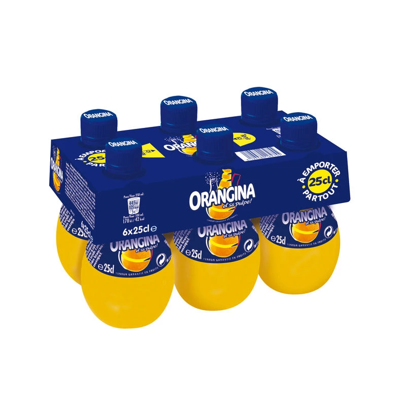 Sinaasappelsoda 6x25cl - ORANGINA