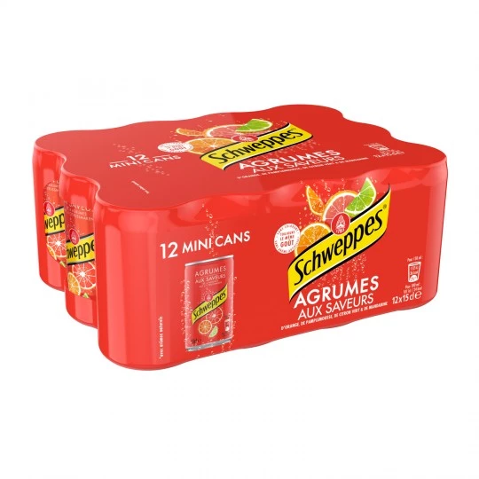 Citrus flavor soda 12x15cl - SCHWEPPES