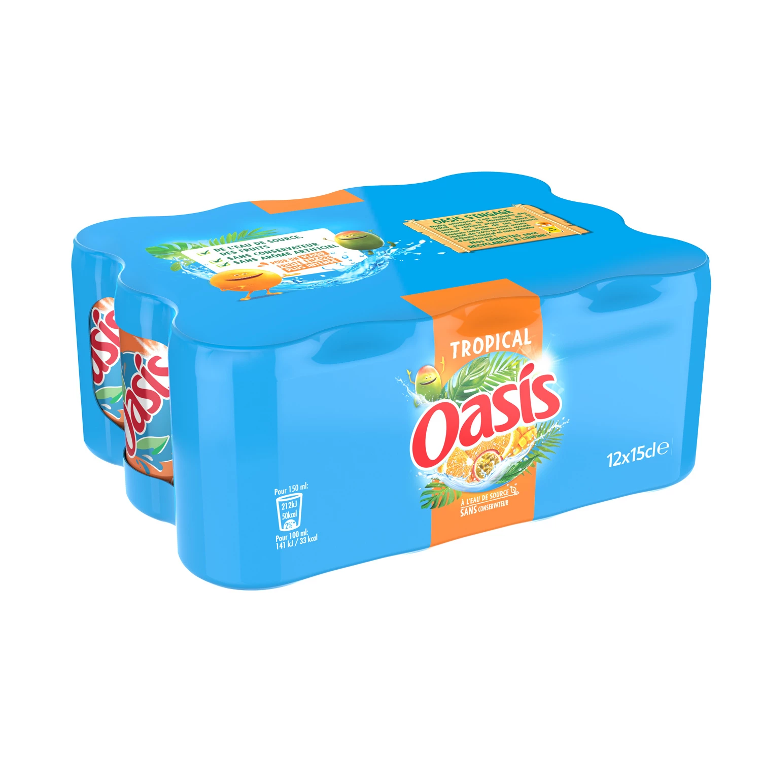 Tropical fruit drink 12x15cl - OASIS