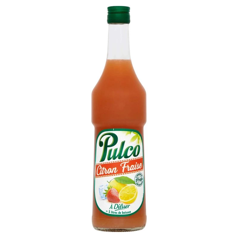 Concentrado de morango/limão para diluir 70cl - PULCO