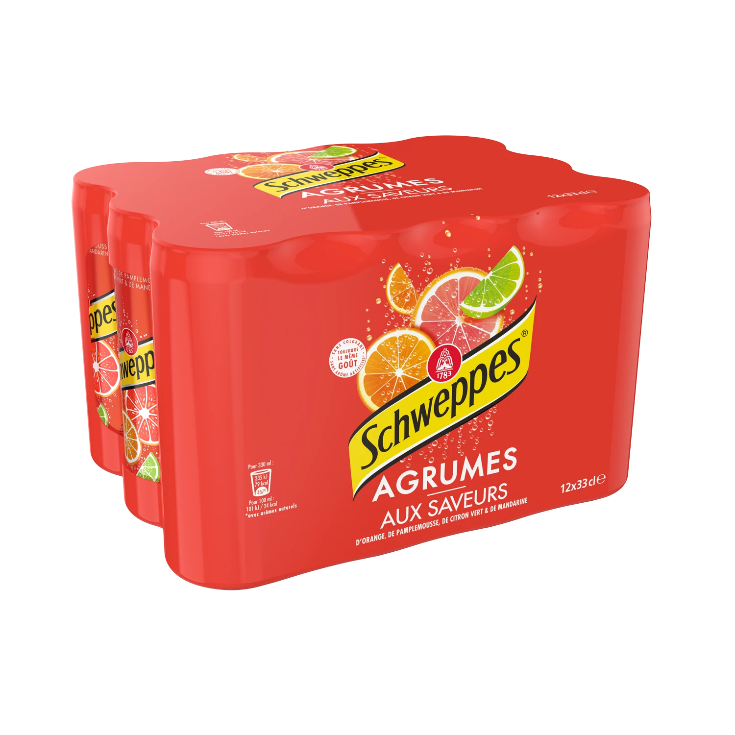 Schweppes Agrum Boites, 12x33cl - SCHWEPPES