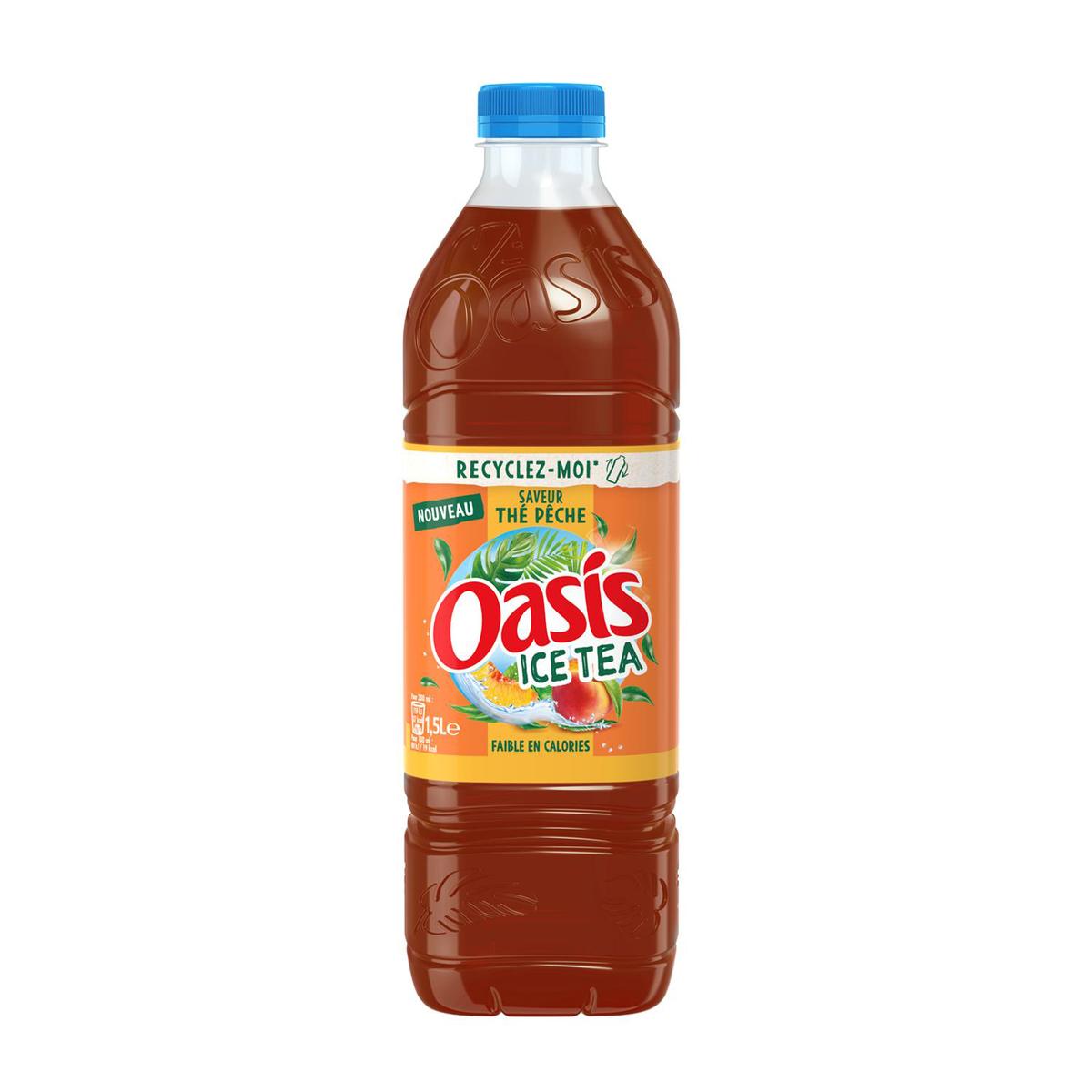 1,5L Sabor de pesca chá congelado - OASIS ICE TEA
