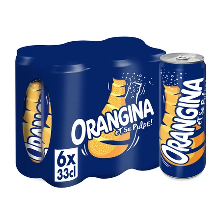 Orange Soda with Pulp 6x33cl - ORANGINA