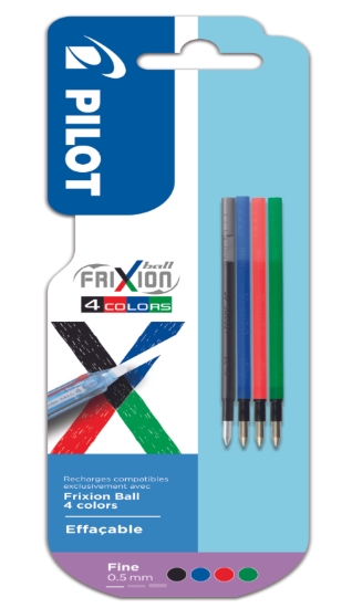Recharge 4c Frixion Assort X4
