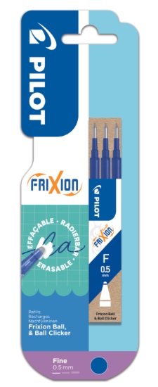 Rech Frixion Fin Bleu X3