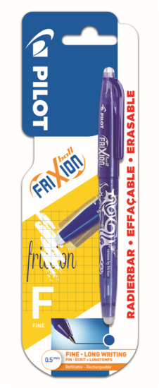 Frixion Ball Fin Bleu X1