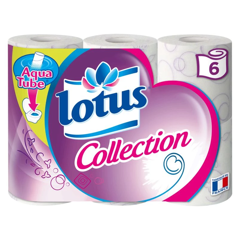 Colección de toilette de papel x6 - LOTUS