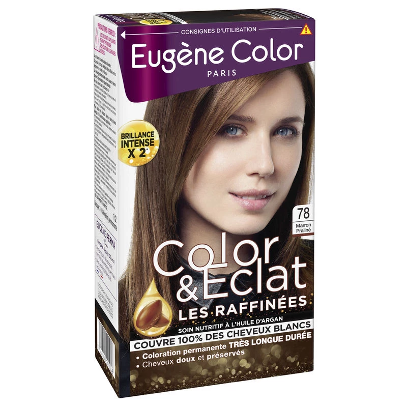 Coloración Permanente Marrón Praliné 78 - Eugene Color