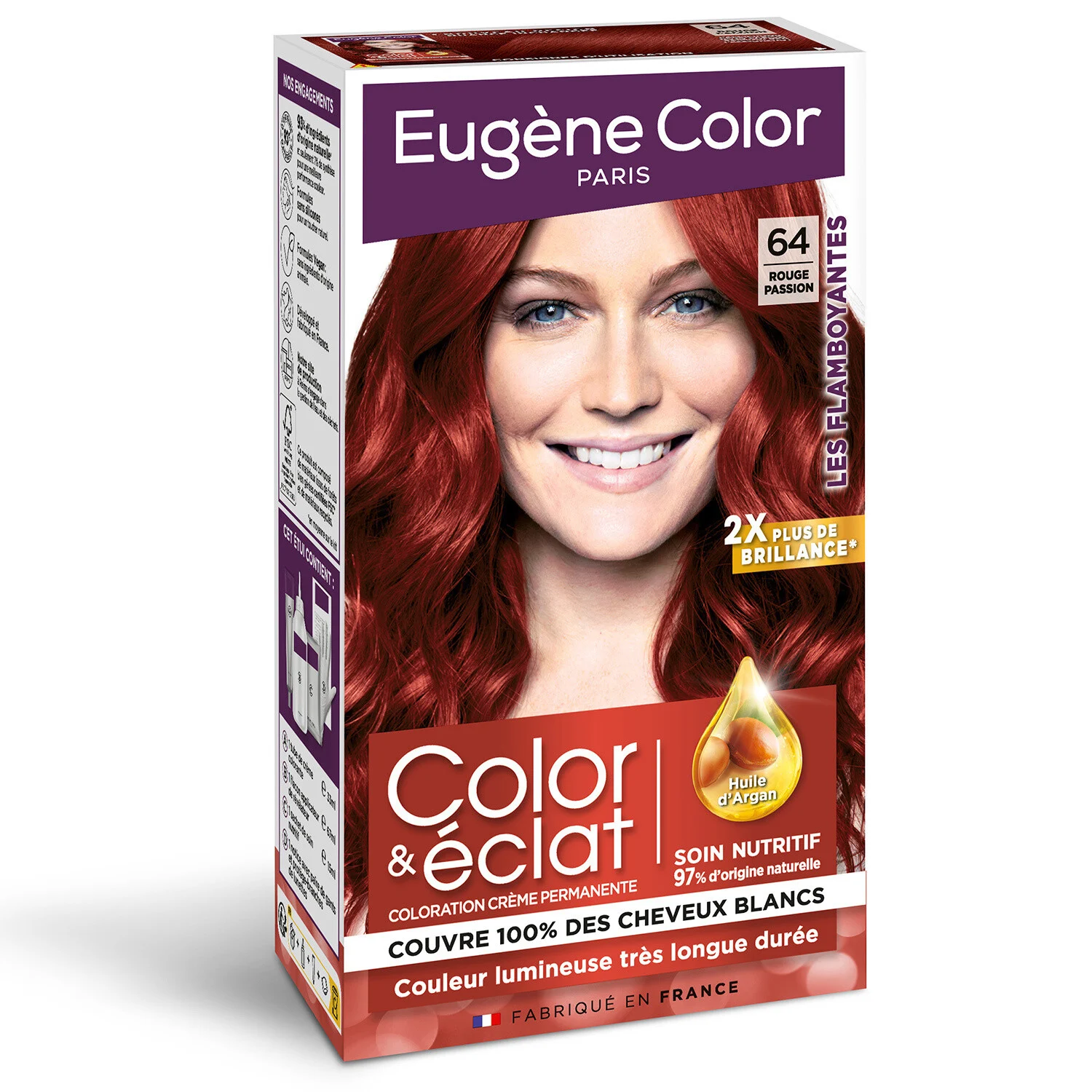 Coloration Permanente rouge profond 64 - EUGENE COLOR