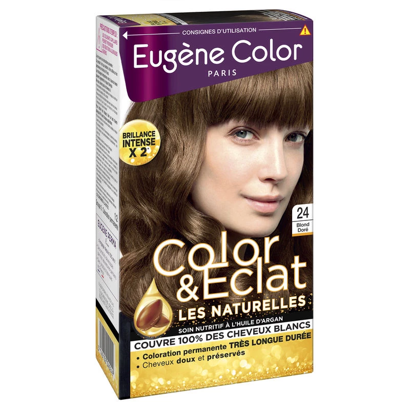 Стойкая краска для волос Золотистый Блонд 24 - Eugene Color
