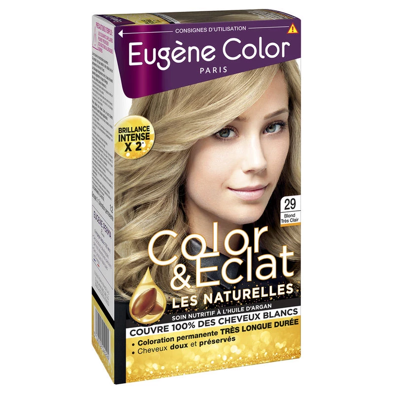 Coloration Permanente blond trÃ¨s clair 29 - EUGENE COLOR