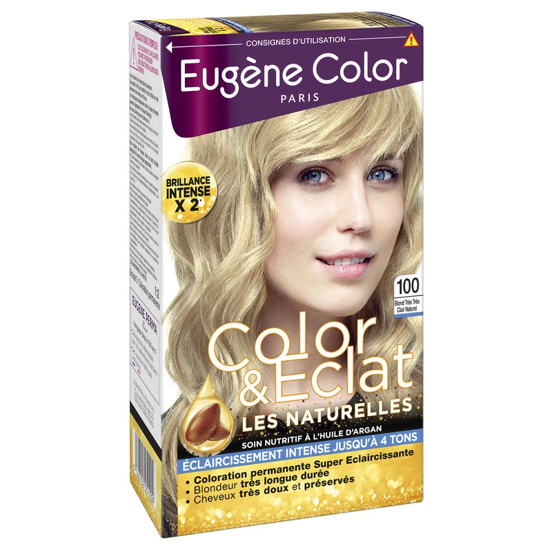 Permanent Hair Color Very Very Light Blonde Natural 100 - Eugene Color