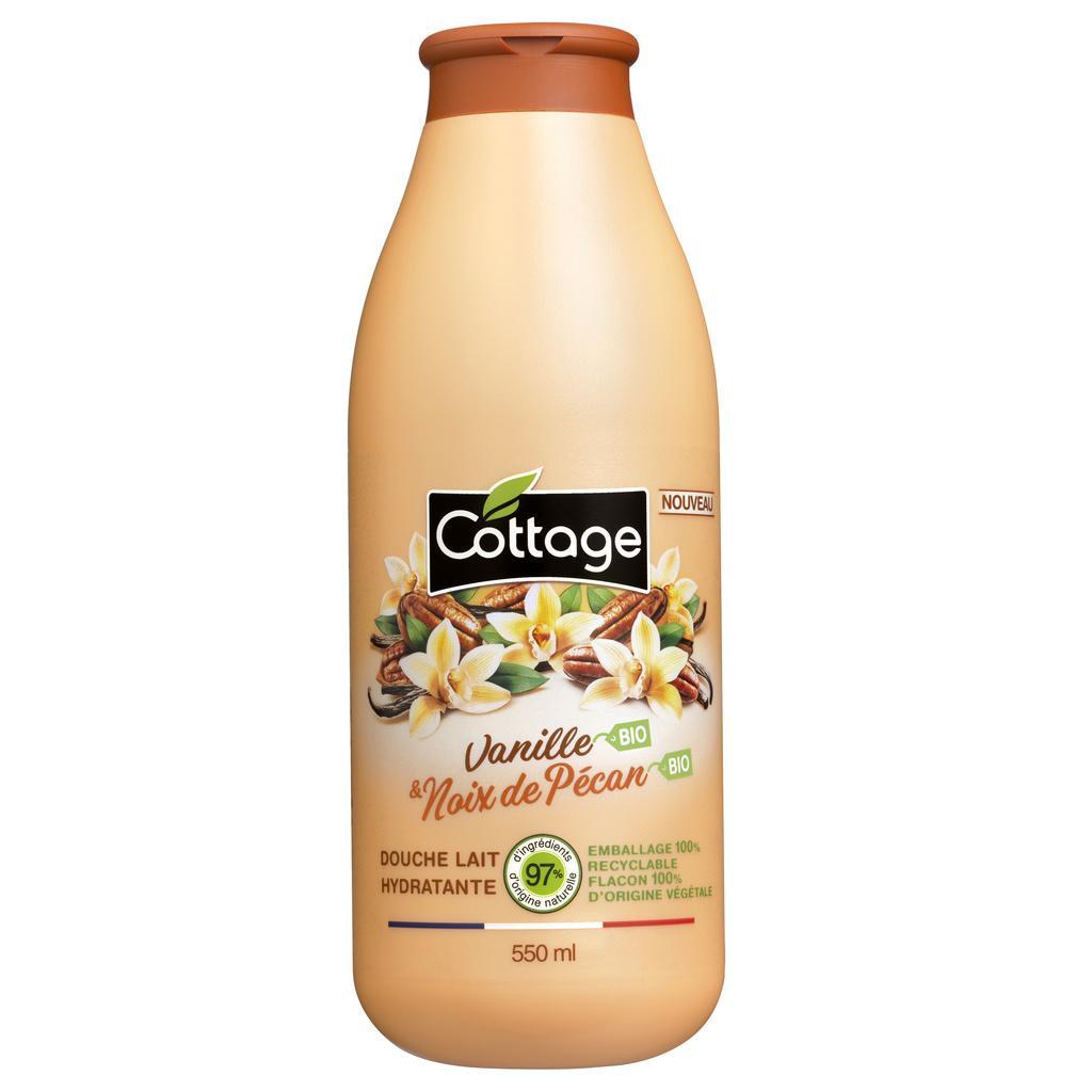Douche Lait 97% D'ingredients Naturels Vanille Et Noix De Pecan 550ml