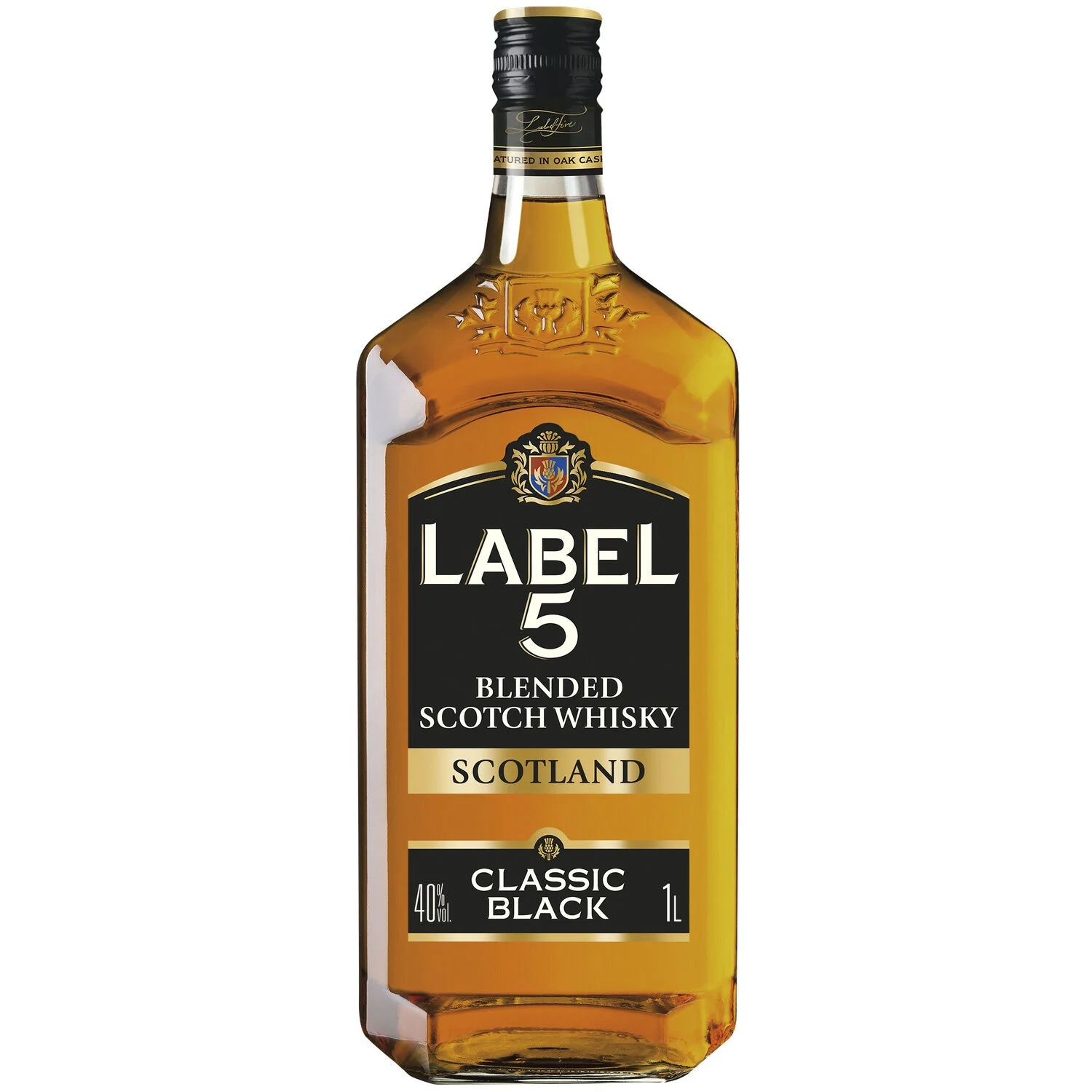 Whisky scotch Classic Black 1L -  LABEL 5