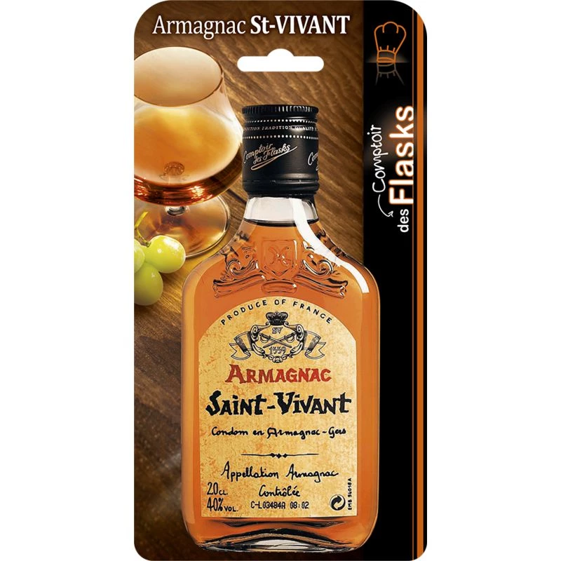 Armagnac, 40°, 20cl flask, SAINT-VIVANT
