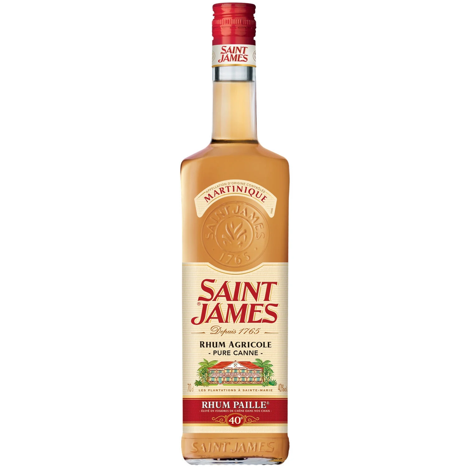 Agricultural straw rum 70cl - SAINT JAMES