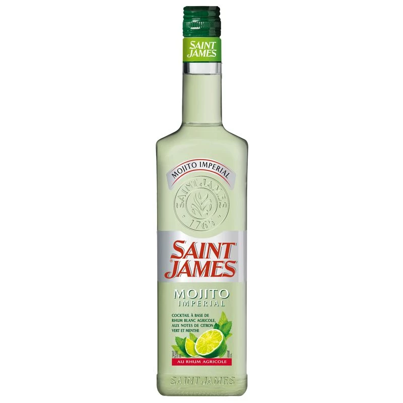 Rhum Mojito Impérial Au Rhum Agricole 70cl - St James