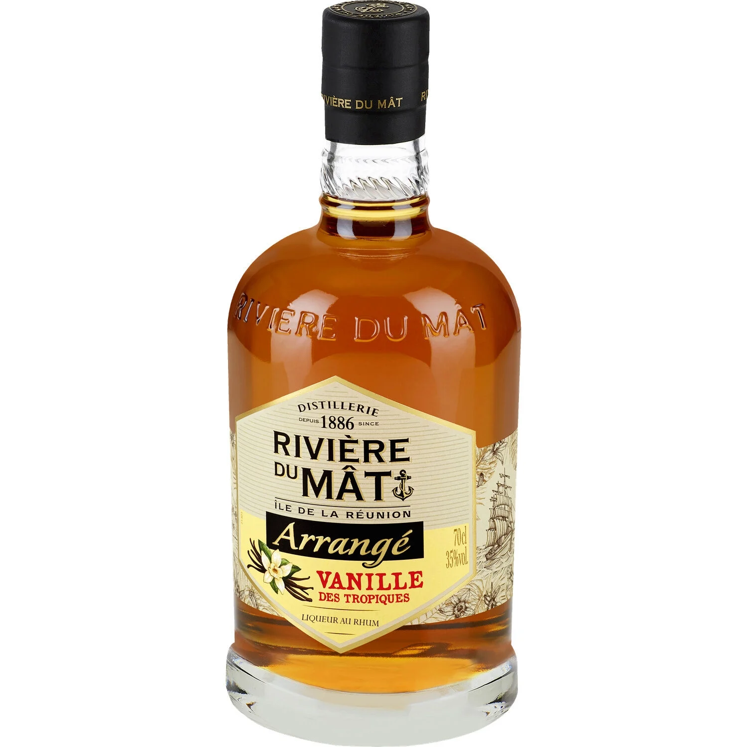 Arranged tropical vanilla 70cl - RIVIERE DU MAT