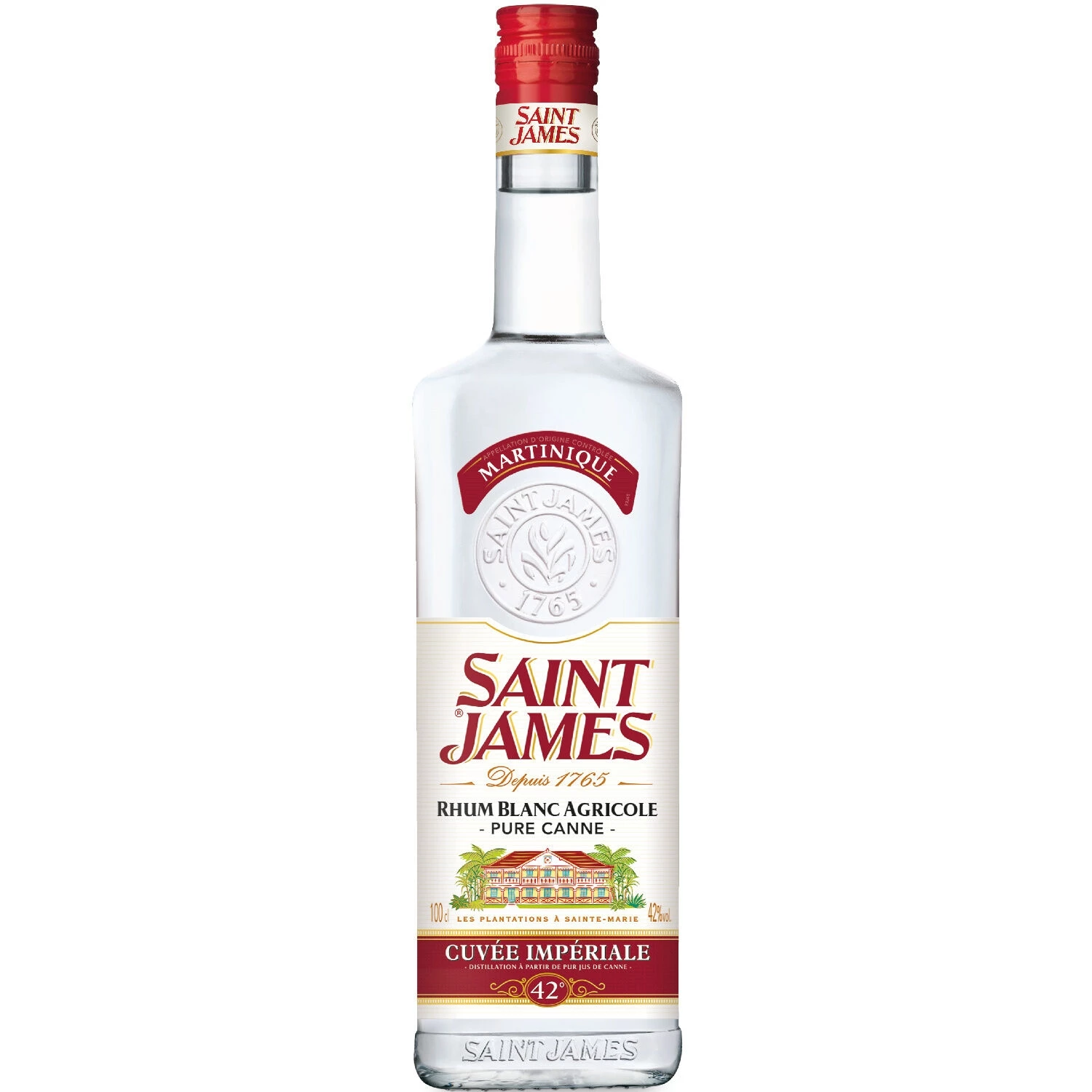 Agricole White Rum Cuvée Impériale 42° 100cl - Saint James