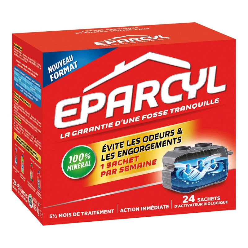 Septic Tank Maintenance Odors & Clogging X24 - Eparcyl